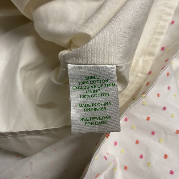 Lilly Pulitzer Alexa Dress 10 Resort White Clip Dot Polka Dot Front Zip Whimsy - Picture 4 of 8